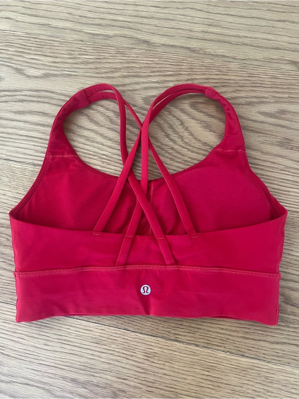 Lululemon Red Athletic Legging (Size 8) and Strappy Sports Bra (Size 6) Set - Picture 4 of 7
